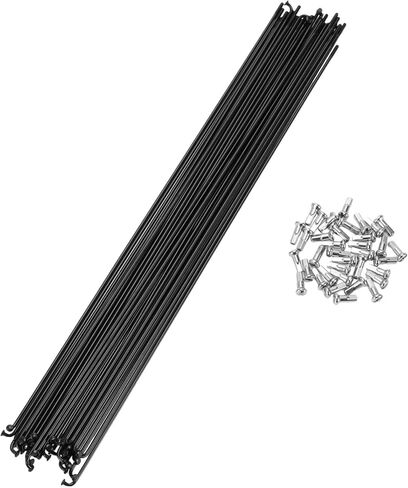 Bike Bicycle Spokes 14G Mountain Bike Spokes Steel Black 36Pcs in Saudi Arabia