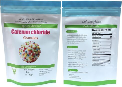 Calcium Chloride 4 oz | Molecular Gastronomy - Spherulizer in Saudi Arabia