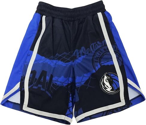 Outerstuff Dallas Mavericks Youth Boys Size Fade Away Team Logo Basketball Shorts in Saudi Arabia