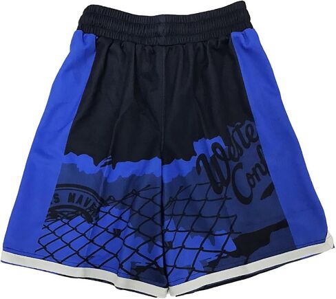 Outerstuff Dallas Mavericks Youth Boys Size Fade Away Team Logo Basketball Shorts in Saudi Arabia