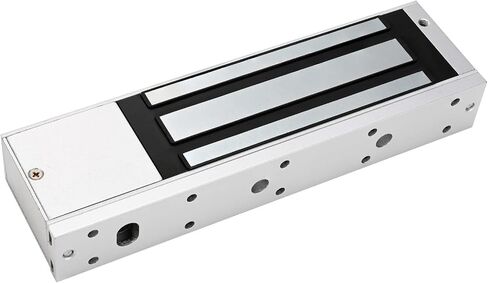 قفل Mag Lock بقوة 1200 رطل، قفل تجاري كهرومغناطيسي بقوة 12 فولت، مؤشر LED عند إغلاق خيارات NO/NC، لنظام التحكم في الوصول مع دعامات L&Z من الألومنيوم (W-1200LBS Lock+Z L Bracket) in Kuwait