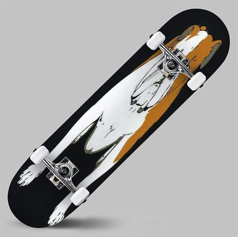 Seamless Beautiful Sparrow Pattern with Vintage Background and Flower Skateboard 31"x8" Double-Warped Skateboards Outdoor Street Sports Skateboard for Beginners Professionals Cool Adult Teen Gifts in Saudi Arabia