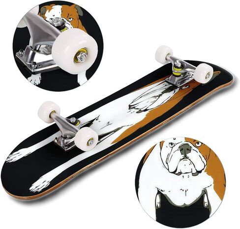 Seamless Beautiful Sparrow Pattern with Vintage Background and Flower Skateboard 31"x8" Double-Warped Skateboards Outdoor Street Sports Skateboard for Beginners Professionals Cool Adult Teen Gifts in Saudi Arabia