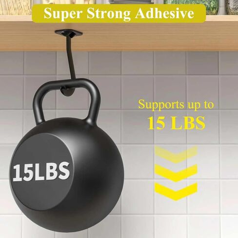 Folding Banana Hanger Hook Black 1 Pack, Self Adhesive Banana Holder Under Cabinet in Saudi Arabia