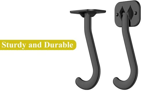 Folding Banana Hanger Hook Black 1 Pack, Self Adhesive Banana Holder Under Cabinet in Saudi Arabia