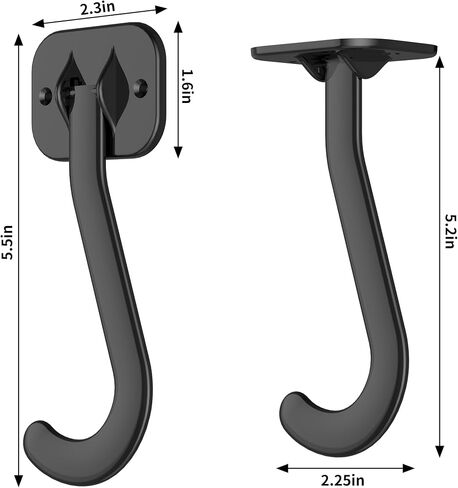 Folding Banana Hanger Hook Black 1 Pack, Self Adhesive Banana Holder Under Cabinet in Saudi Arabia