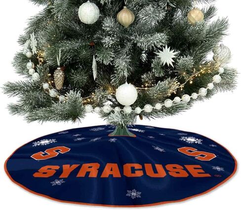 Syracuse Orange Christmas Tree Skirt Large Xmas Tree Collar Ornament in Saudi Arabia