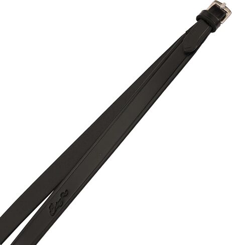 Exion Rope and Leather 6/8 Wide Draw Rein and 2m Long with Buckle Guard Handle and Quick Snap | Premium Equestrian Training Draw Rein for Horses in Kuwait