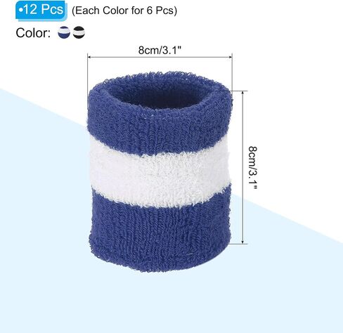 MECCANIXITY Sports Wristbands Absorbent Sweatband Competitions Wrist Band Sweat Band for Men Women Tennis Basketball in Saudi Arabia