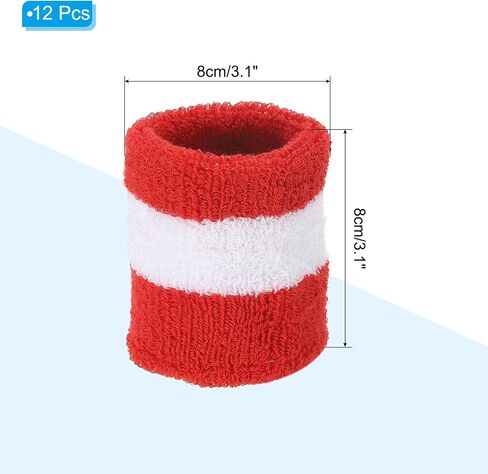 MECCANIXITY Sports Wristbands Absorbent Sweatband Competition Wrist Band Sweat Band for Men Women Tennis Basketball in Saudi Arabia