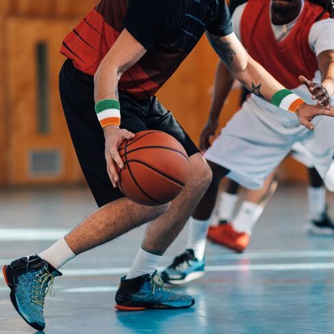 MECCANIXITY Sports Wristbands Absorbent Sweatband Competition Wrist Band Sweat Band for Men Women Tennis Basketball in Saudi Arabia