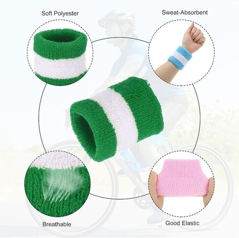 MECCANIXITY Sports Wristbands Absorbent Sweatband Competition Wrist Band Sweat Band for Men Women Tennis Basketball in Saudi Arabia