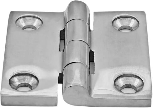 Marine Grade CAST Solid Heavy Duty Stainless Steel 316 Mirror Polished Butt Hinges 1.5IN(38MM) x 1.5IN(38MM) for Boat, RVs in Saudi Arabia