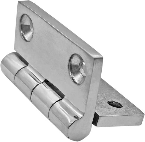 Marine Grade CAST Solid Heavy Duty Stainless Steel 316 Mirror Polished Butt Hinges 1.5IN(38MM) x 1.5IN(38MM) for Boat, RVs in Saudi Arabia