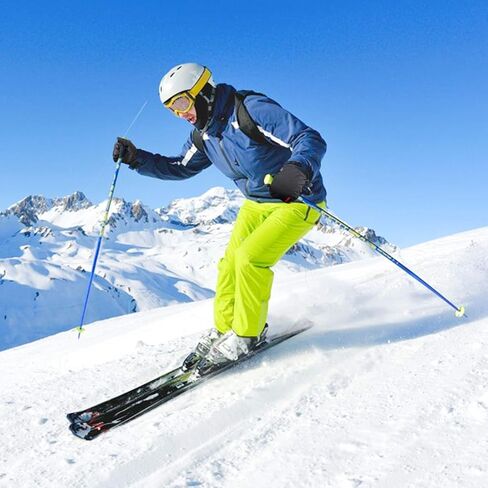 Ski Mittens, Winter Snowboard Mittens Gloves Waterproof Snow Gloves Leather Mittens for Outdoor Activitives Men Women in Kuwait