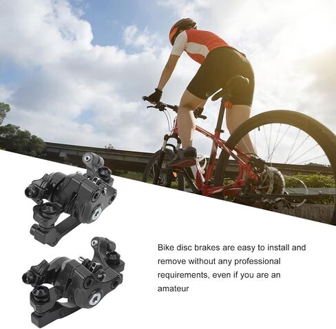Disc Brake,2 PCS Aluminum Alloy Mountain Bike Brake Kit Cable Puller Replacement Parts for Electric Scooter Bike in Saudi Arabia