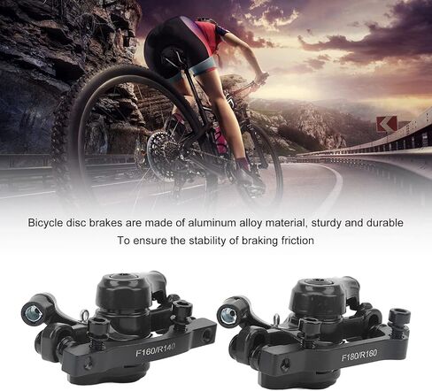Disc Brake,2 PCS Aluminum Alloy Mountain Bike Brake Kit Cable Puller Replacement Parts for Electric Scooter Bike in Saudi Arabia