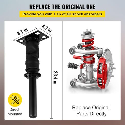 ممتص صدمات الكابينة الخلفية Vevor يناسب International Prostar Pro 2008-2017 3595977C96 3595977C95 صدمات هواء الكابينة يخفف اهتزاز القيادة (مفرد): السيارات in Kuwait