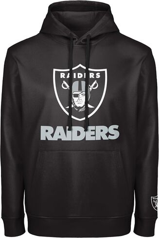 FOCO NFL Men's Official Sideline Primary Logo Performance Pullover Hoodie Sweatshirt in Saudi Arabia