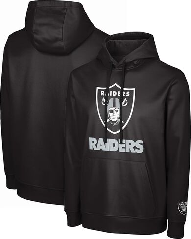 FOCO NFL Men's Official Sideline Primary Logo Performance Pullover Hoodie Sweatshirt in Saudi Arabia