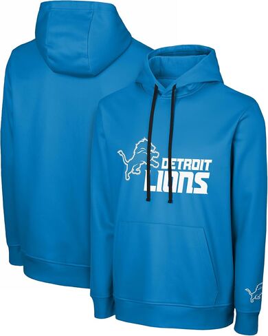 FOCO NFL Men's Official Sideline Primary Logo Performance Pullover Hoodie Sweatshirt in Saudi Arabia