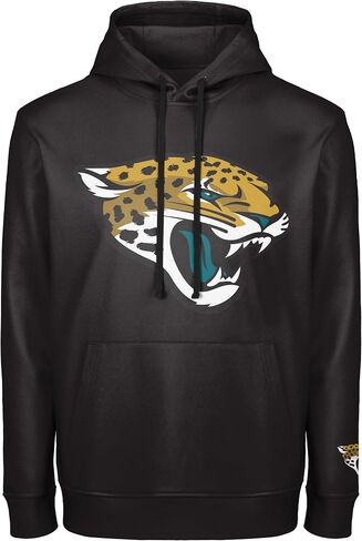 FOCO NFL Men's Official Sideline Primary Logo Performance Pullover Hoodie Sweatshirt in Saudi Arabia