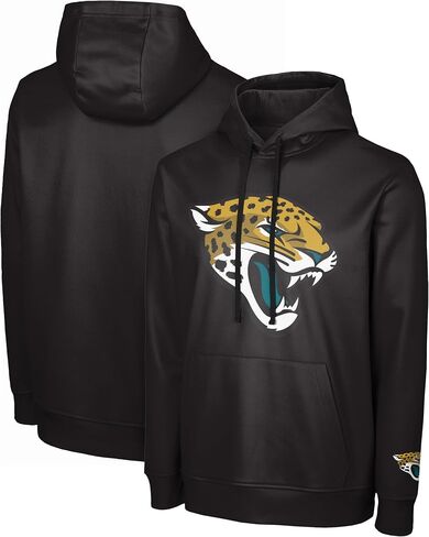 FOCO NFL Men's Official Sideline Primary Logo Performance Pullover Hoodie Sweatshirt in Saudi Arabia