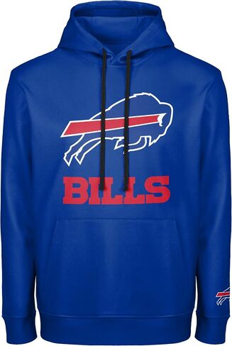 FOCO NFL Men's Official Sideline Primary Logo Performance Pullover Hoodie Sweatshirt in Saudi Arabia