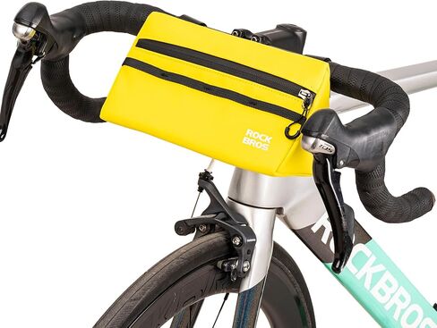 ROCKBROS Bike Handlebar Bag Front Bike Bag 1.3L Storage Bicycle Front Bag Quick Release Road Mountain Bike Bag Handlebar Cycling Accessories in Saudi Arabia