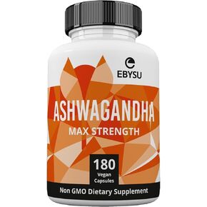 Ashwagandha 1,300mg – 180 Ashwagandha Capsules – Mood Support Supplement – Ashwagandha Supplements for Memory, Extracted from Ashwagandha Root – Vegan