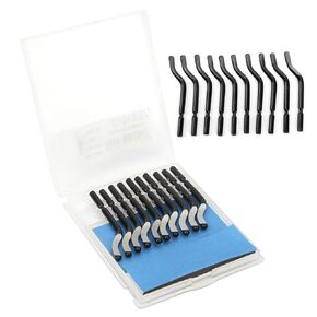 Deburring Blades Only, 20pcs BS1010 Deburring Blades, Deburring Tool Replacement Blades for Scraping PVC Plastic Iron