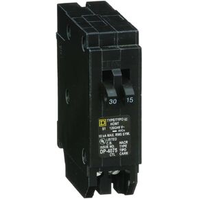 SCHNEIDER ELECTRIC 120/240-Volt 30/15-Amp HOMT3015 Miniature Circuit Brkr 120/240V 30/15A