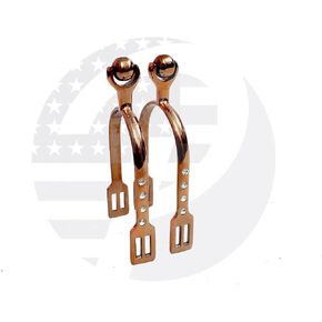 Rose Gold Crystal Horse Spurs Horse Riding Spurs Light Weight Roller Ball Spurs