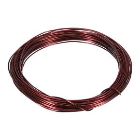 MECCANIXITY 1.5mm Magnet Wire 36ft(11m) Enameled Copper Wire Enameled Magnet Winding Wire Coil 200g 130℃ for Transformers Inductors