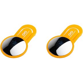 Abaodam 2pcs computer mirror Laptop Rear- View Mirror cubicle mirror safety mirror Desk Screen Rearview Mirror convex corner mirror SSD laptop linux laptop mini office convex mirror abs