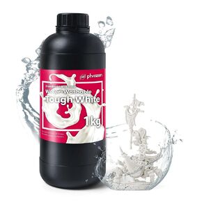 phrozen 3D Printer Water-Washable Rapid Resin [Tough Gray], 405nm LCD UV-Curing Photopolymer Resin, Strong Impact Resistance, High Flexibility, Low Odor, Non-Brittle, Easy to Clean and Cure (1KG)