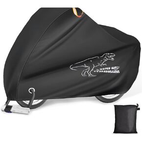 Bike Cover for 1, 2 or 3 Bikes Outdoor Waterproof, Heavy Duty Bicycle Cover with Reflective Strips Storage Bag Rain Dust UV Wind Proof Bike Tarp for Mountain Road Electric Bike