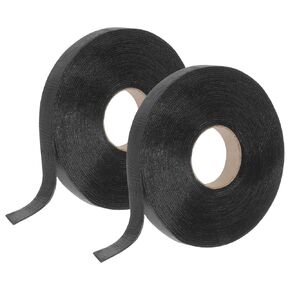 HARFINGTON 2Rolls 33ft x 1.2" Asphalt Crack Tape Self-Adhesive Repair Tape High Adhesion Filler Bendable Sealer for Cement Road, Driveway, Pavement, Parking Lot, Roof