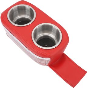 Fockety Pontoon Double Drink Holder, Universal Stainless Steel Cup Holder, Portable Pontoon Boat Cup Holder, Car Cup Holder for Boat Yacht RV Car Seats