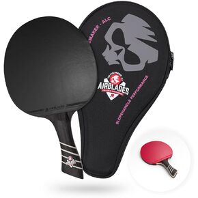 The Peace Maker ALC - (Womens) Professional Ping Pong Paddle - Carbon Fiber Table Tennis Racket Producing Maximum Spin & Control for All Levels - Hard Carry Case & Ergonomic Handle.
