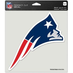 Wincraft New England Patriots Perfect Cut Color Decal 8" x 8" New Wall Decal NFL