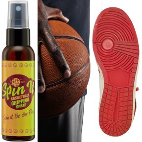 Spin-iT Basketball Grip Spray 4 oz - Ultimate Grip Spray for Basketball Shoes & Enhanced Basketball Hand Grip