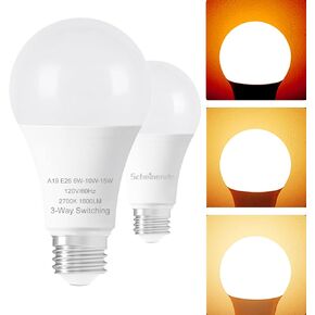 A15 LED Bulb Dimmable (6 Pack), 60W Equivalent, 120V A15 Fridge Bulbs 6.5W, 5000K Daylight 600 Lumens, E26 Medium Base, Freezer Home Lighting Bulbs - UL Listed