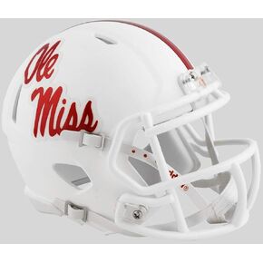 Mississippi (Ole Miss) Rebels Alternate White Revolution Speed Mini Football Helmet