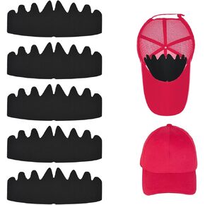 Baseball Caps Inserts Flexible Washable Reusable Hat Felt Shapers Hat Sweat Liner Hat Support Brim for Fitted Ball Sports Cap Insert