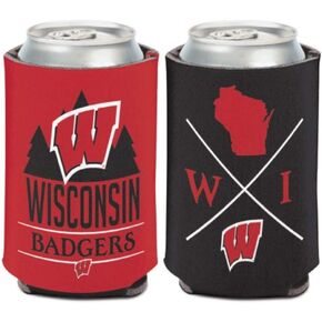 WinCraft NCAA University Wisconsin Badgers 1-Pack Folding Can Cooler