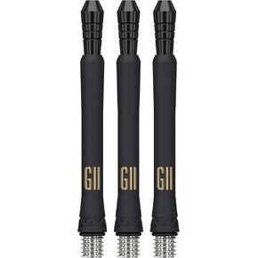 TARGET Darts Phil Taylor Gen 11 Power 9-Five Shafts, Raw Power Titanium Dart Shafts Pack of 3 | Phil Taylor G11 Black Shaft Set, Professional Dart Accessories – Short/Intermediate/Medium Length