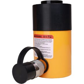 25T Hydraulic Ram Cylinder 2" Stroke Low Profile Hydraulic Porta Power Ram Jack Single Acting Hydraulic Jack Lifting Cylinder Hydraulic Cylinder Jack for Shipbuilding, Bridge, Construction