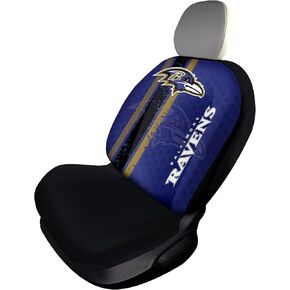 FANMATS NFL - Baltimore Ravens SEATCOVERRALLY-Baltimore Ravens Rally Seat Cover - Full Color Vivid Design - 1pc