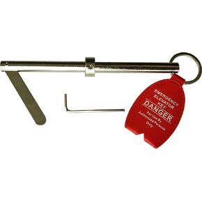 6 Pack Emergency Elevator Door Key for Door Elevator Emergency Key Drop Key (6)